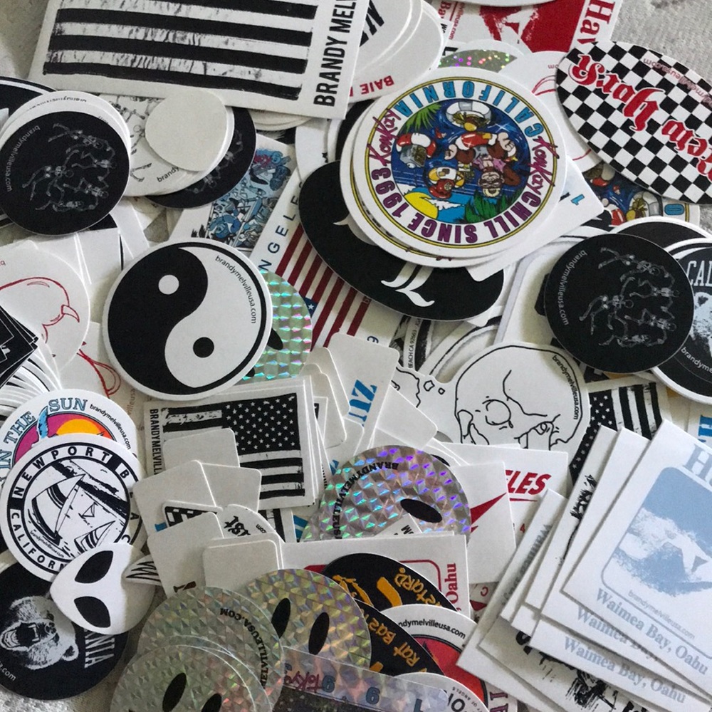 50 RANDOM Brandy Melville Stickers